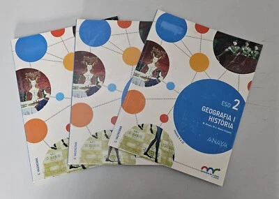 LOTE 3 LIBROS GEOGRAFIA I HISTORIA 2° ESO Spain Anaya 2016/17 - Imagen 1 de 4