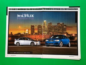 2008 BMW 135i 8 PAGE ROAD TEST PRINT ARTICLE AD ADVERTISEMENT PRINTED - Imagen 1 de 4