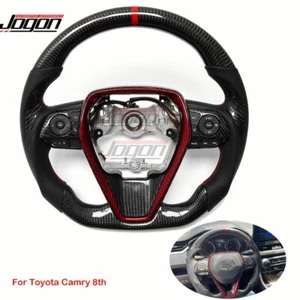 Volante de carbono personalizado para Toyota Camry XV70 TRD 8th 2019 2020 2021-22 - Imagen 1 de 11