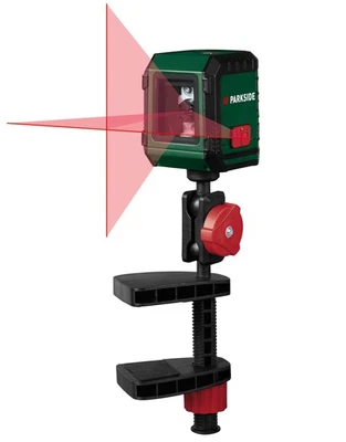 PARKSIDE® Kreuzlinienlaser Linienlaser Lassergerät mit Klemme PKLL 7 F6 - Bild 1 von 4