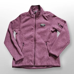 Vintage L.L.Bean Outdoor Jacket Small Fleece Mauve Purple Womens - Bild 1 von 5