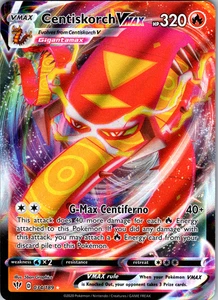 Centiskorch VMAX 034/189 SWSH03: Darkness Ablaze Ultra Rare - NM - Picture 1 of 2