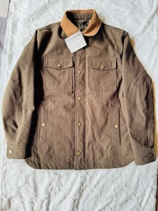 Pendleton Dry Goods Snap Button Whiskey Brown Canvas Jacket Men’s Size S New - Picture 1 of 7
