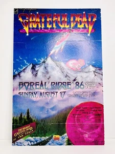 Grateful Dead Boreal Ridge Donner Summit Concert Poster 8/17/86 Memorabilia - Picture 1 of 12