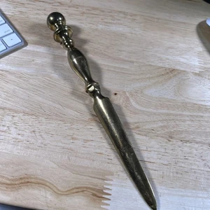 9.5″ Solid Brass Letter Opener Desk Office - Picture 1 of 6
