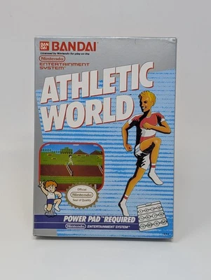 Athletic World (Nintendo NES) - CIB Complete Near Mint - Photo 1/4