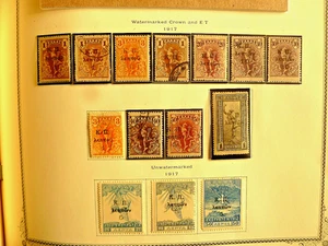 Greece, 2 rare complete sets of Postal Tax Items issued in 1917. SCV - $40.00. - Picture 1 of 1