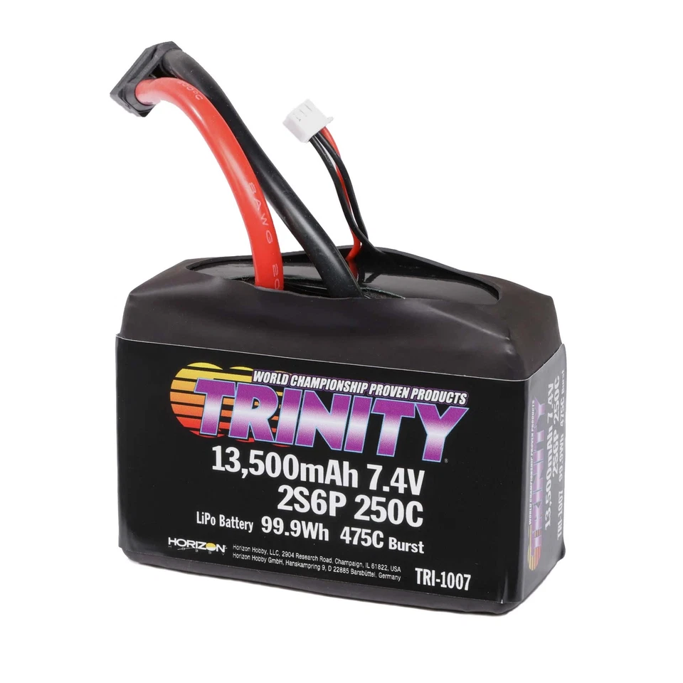 Trinity/Epic 13500mAh 2S6P 7.4V 250C Drag Racing XT90 TRI-1007 Foto 1 de 1