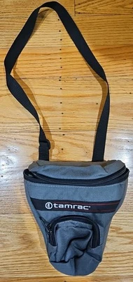 Tamrac 515 Gray Zoom Pak Holster Bag 35mm Digital Compact Camera Shoulder Strap - Image 1 of 3