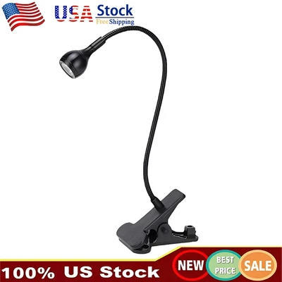 USB Reading Light Flexible LED Lamp Laptop Computer Clip On Bed Desk Table - Image 1 of 4