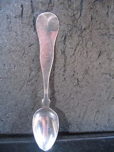 Coin Silver Vintage  1800's PALMER BACHELDERS & SON TEASPOON  6"  Light Mono N - Picture 1 of 4
