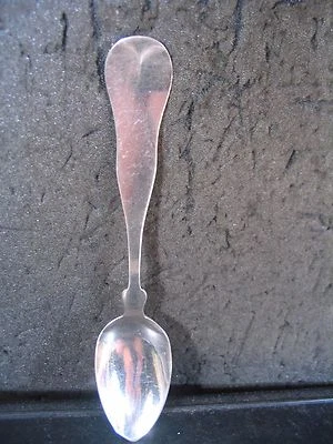 Coin Silver Vintage  1800's PALMER BACHELDERS & SON TEASPOON  6"  Light Mono N - Image 1 of 4