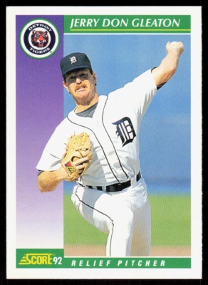 1992 Score 375 Jerry Don Gleaton Detroit Tigers - Image 1 of 2