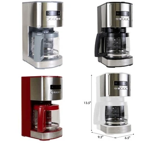 Kenmore 12 Cup Programmable Coffee Maker Timer Drip Machine Brew 2 Year Warranty - Picture 1 of 26