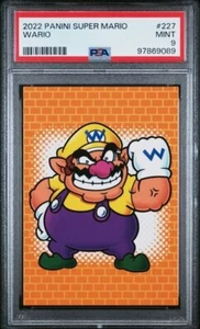 2022 Panini Super Mario Wario PSA 9 #227 - Nintendo Super Mario Bros - Picture 1 of 2