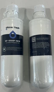 2 Pack GLACIER FRESH GF-1000P Refrigerator Water Filter Replacement for LG-1000P - Picture 1 of 6