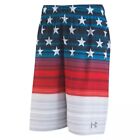 Under Armour Boys Swim Shorts Trunks Size YMD Stars Stripes Patriotic USA Flag