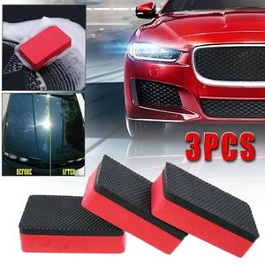 3x Pack Clay Bar Sponge Detailing Magic Car Clean Wash Cleaner Sludge Mud Remove - Picture 1 of 12