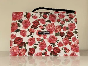 Dolce & Gabbana Small Gift Paper Bag Rose Floral Design - Picture 1 of 1
