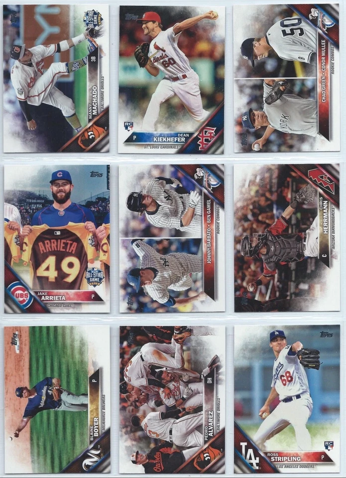 2016 Topps Update Series Base & Rookie Card You Pick Finish Your Set 201-300 - Image 1 of 1