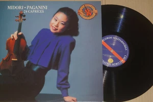 Midori, Paganini -24 Caprices- LP CBS Masterworks (M 44944) near mint - Imagen 1 de 2