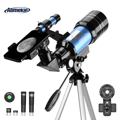 Telescope 30070 with Tripod Mobile Holder for Beginner Moon Watching Kids Gift - Image 1 of 4