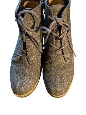 Botines Zeta para mujer espiga talla 9M con cordones y cierre de cremallera lateral Foto 1 de 4