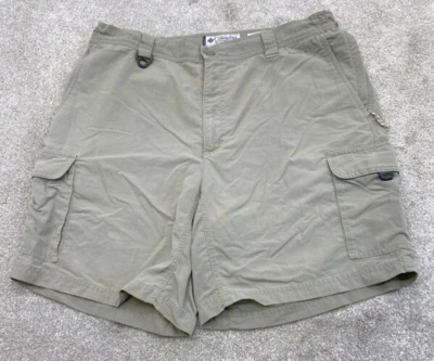 Columbia GRT Cargo Shorts Men's Large (32) Olive Green Pockets Outdoor Work 6153 - Image 1 of 4