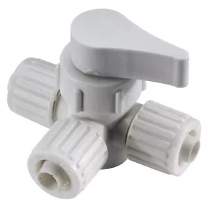 ELKHART FRESH WATER PLUMBING FLAIR-IT 3 WAY BY-PASS VALVE 1/2"X1/2"X1/2" - Picture 1 of 1