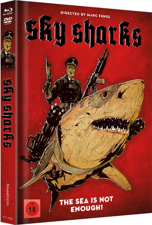 Mediabook SKY SHARKS Uncut 2019 Cover B LIMITED EDITION BLU-RAY + DVD NEU - Bild 1 von 1