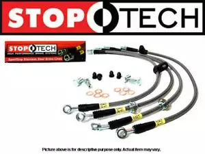 Stoptech Stainless Steel Braided FRONT & REAR Brake Lines Kit G35 RWD 03-07 New - Bild 1 von 1