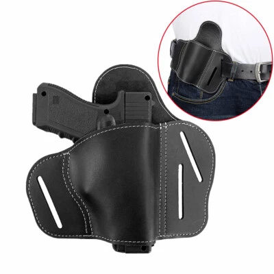 Tactical Pancake Concealed OWB Gun Holster for Kel-Tec P17 G17/20 Beretta APX/92 - Image 1 of 4