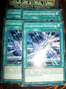 YU-GI-OH! COM PLAYSET (4 CARTES) FOURNISSEUR BORRELLE SDRR-FR022 MINT NEUF ED 1 - Picture 1 of 1