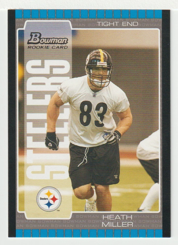 Heath Miller RC - Pittsburgh Steelers (NFL)  2005 Bowman Football # 140 Mint - Image 1 of 1