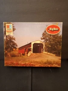 VTG 1978 Milton Bradley BIG BEN Puzzle Pennsylvanian Landmark 1000 PC #001B - Picture 1 of 5