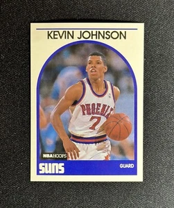1989-90 NBA Hoops Kevin Johnson #35 Rookie Basketball Card RC Phoenix Suns - Foto 1 di 2