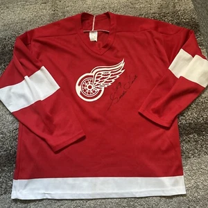 Gordie Howe signed autograph Detroit Red Wings jersey VINTAGE MEN XL #9 CCM - Picture 1 of 18