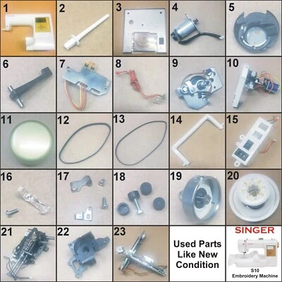 MÁQUINA DE BORDAR SINGER STUDIO S10 PIEZAS USADAS EXCELENTE ESTADO ALGUNAS SE AJUSTAN A OTRAS Foto 1 de 4