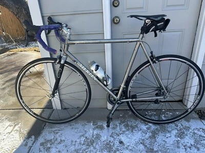 Bicicleta de carretera Merlin Titanium años 90. Esta fue la preciada bicicleta de mi padre Foto 1 de 4