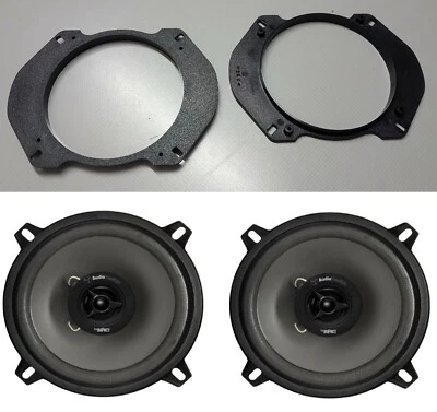 PEUGEOT 306 SW ALTOPARLANTI  posteriori  80W - 130mm -2VIE + SUPPORTI - Immagine 1 di 4