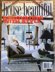 House Beautiful Magazine January 1999 Volume 141 Number 1 Renovating With Style - Picture 1 of 3
