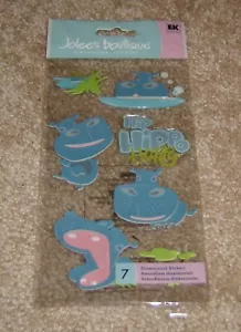 EK Success Jolee's Dimensional Sticker ~ Hippo Happy - Bild 1 von 1