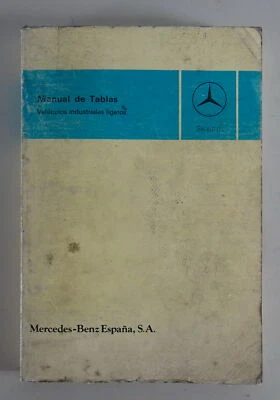 Manual De Tablas Mercedes Benz Transporter MB 100, 140, 180, L407D, L608D | 1989 - Imagen 1 de 4