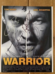 Warrior CAST Signed 10x8 Photo x7. Hardy & Edgerton. Rare. COA. - Picture 1 of 1
