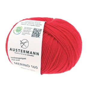 50g Merino 160 - Austermann 100% Schurwolle, Wolle - div. Farben - Bild 1 von 17