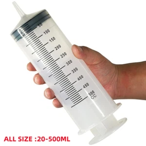 Siringa Misura Nutrienti Idroponica Plastica Grande Riutilizzabile 20-500ML - Foto 1 di 17