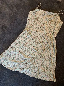 Cotton On Ladies Strappy Wrap Floral Top Sleeveless Tank Vest Green Pink Size 12 - Bild 1 von 4
