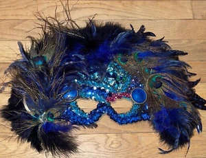 Crazy (!) Shakespearean Vintage Costume Mask - Bird Themed - Picture 1 of 6