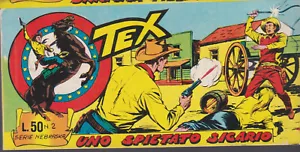 Seltener original italienischer Comic TEX SERIE NEBRASKA # 2 Jahr 1964 UNO SPIETATO - Bild 1 von 2