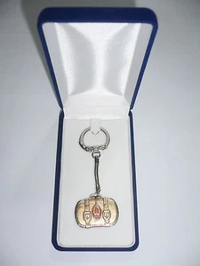 1980 OLYMPIC GAMES MOSCOW USSR Keychain MOCKBA 80 with Moscow Olympic Emblem  - Picture 1 of 8